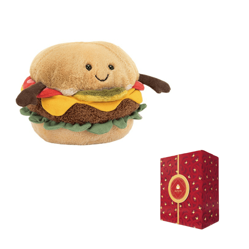 Мягкая игрушка Jellycat Fun Food Series Burger - Boxette Shop
